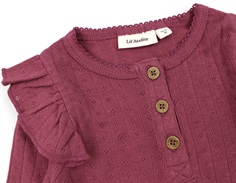 Lil Atelier dry rose top hulmønster
